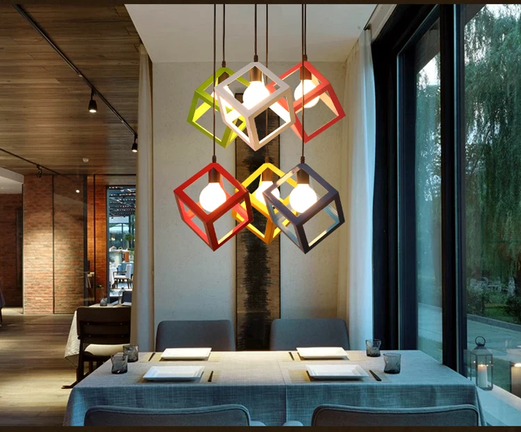 

Современные подвесные светильники в стиле лофт, нордический подвесной светильник для гостиной, столовой, кафе, ресторана, бара, зала, декора...