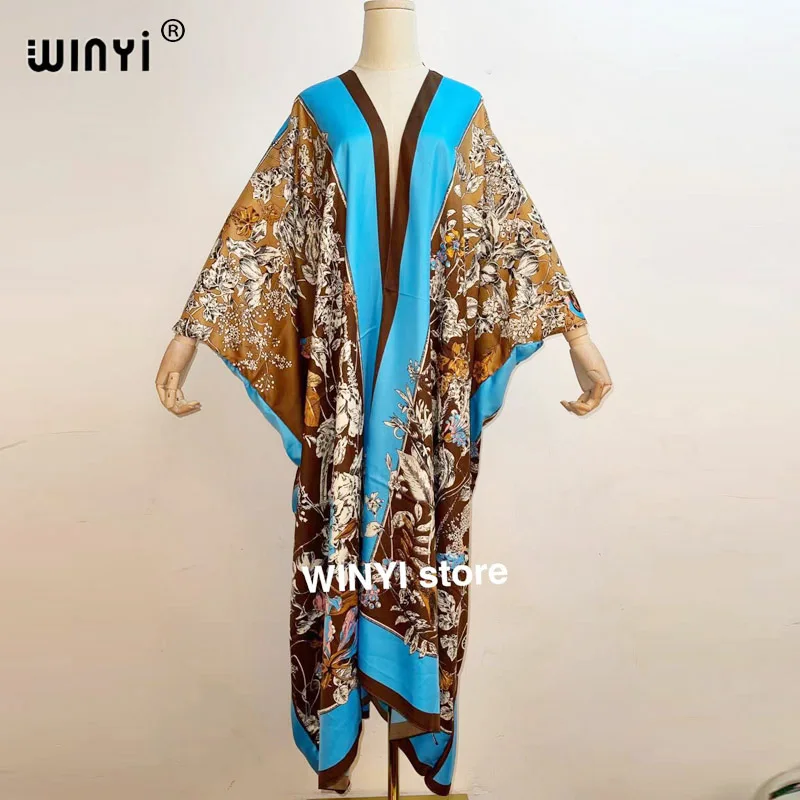 Женский кардиган Среднего Востока открытое Свободное длинное платье