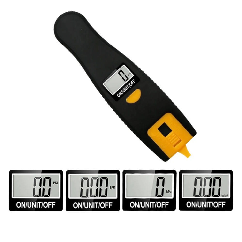 2 в 1 цифровой измеритель резьбы для автомобильных шин давления воздуха 100PSI ЖК