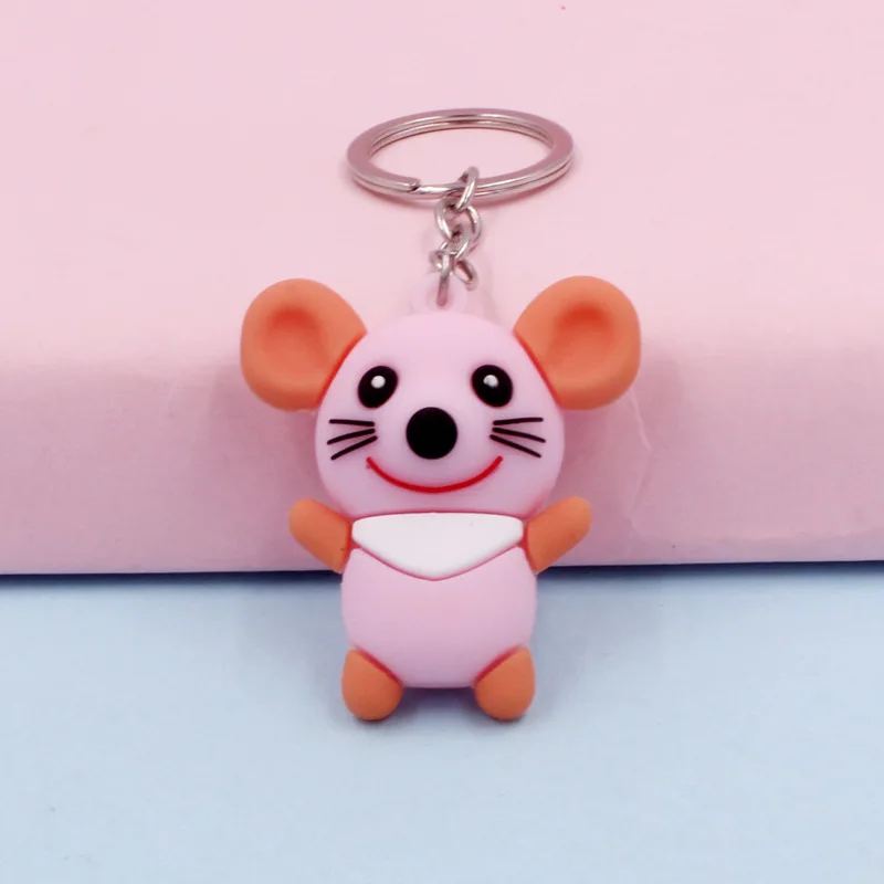 Креативный брелок для ключей с милой мультяшной мышью Корейская версия