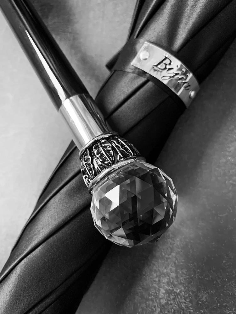 Comprare Ombrello A Manico Lungo In Cristallo Ombrello Di Lusso Design Creativo Ombrello A Manico Lungo Ombrello Europeo Ombrello Antivento Da Golf