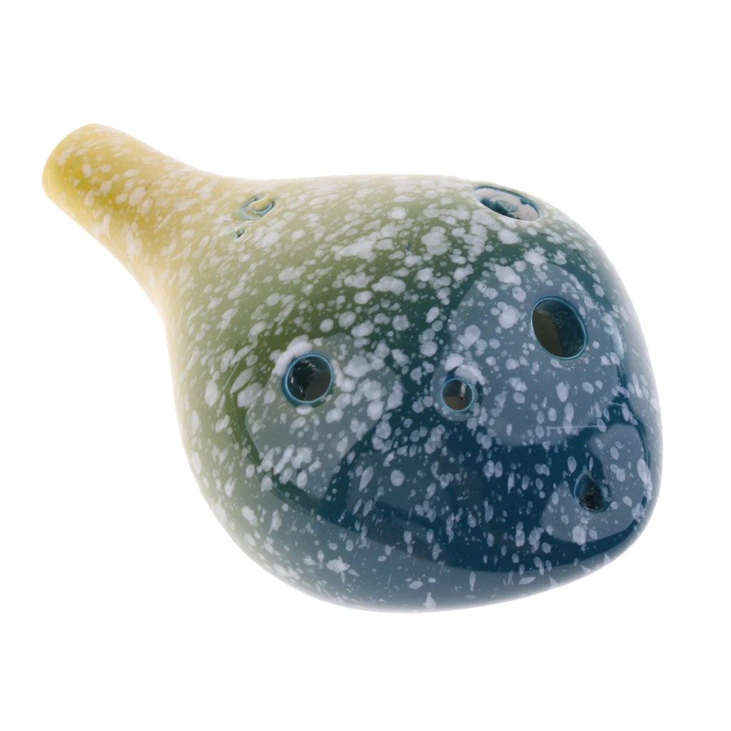 Керамический музыкальный инструмент Ocarina C Key 6 отверстий для любителей музыки |