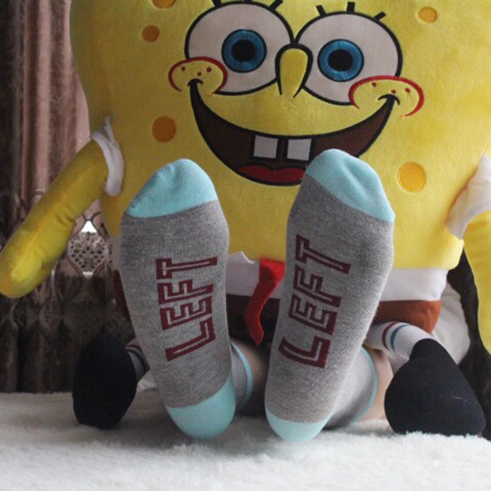 Мужские и женские эластичные забавные носки в стиле Харадзюку с буквенной