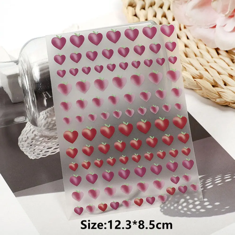 

Наклейки для ногтей с фруктами, вишня, персик, клубника, водонепроницаемые наклейки, украшения для ногтей с фруктами