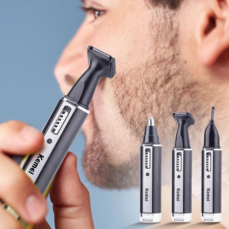 

4 In 1 Rechargeable Men Electric Nose Ear Hair Trimmer Painless Women Trimming Sideburns Eyebrows Beard Hair Clipper Cut Shaver