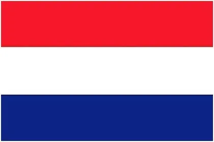 Netherlands 10 упаковок, Национальный ручной Флаг США, Великобритании, ЕС, России, Франции, Испании, Нидерландов, Израиля, 14x21 см, ручные флаги с пластиковыми флажками - Цвет: Netherlands