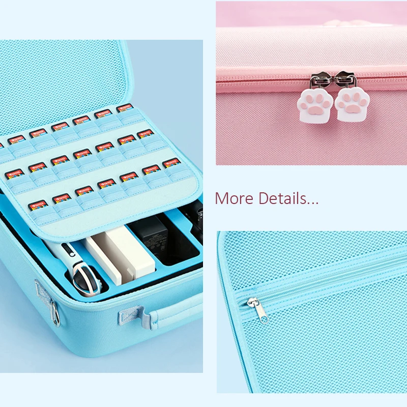 Сумка для хранения кошачья лапа Nintendo Switch OLED | Электроника