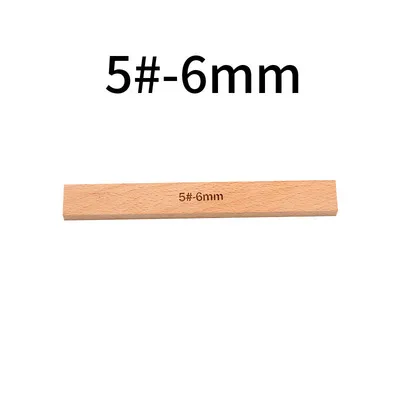no5 Pitch 6mm Буковое Дерево Швейные аксессуары для DIY кожа 3#5# молния установка установщик кошелек Fix DIY инструмент ремонт - Цвет: no5 Pitch 6mm