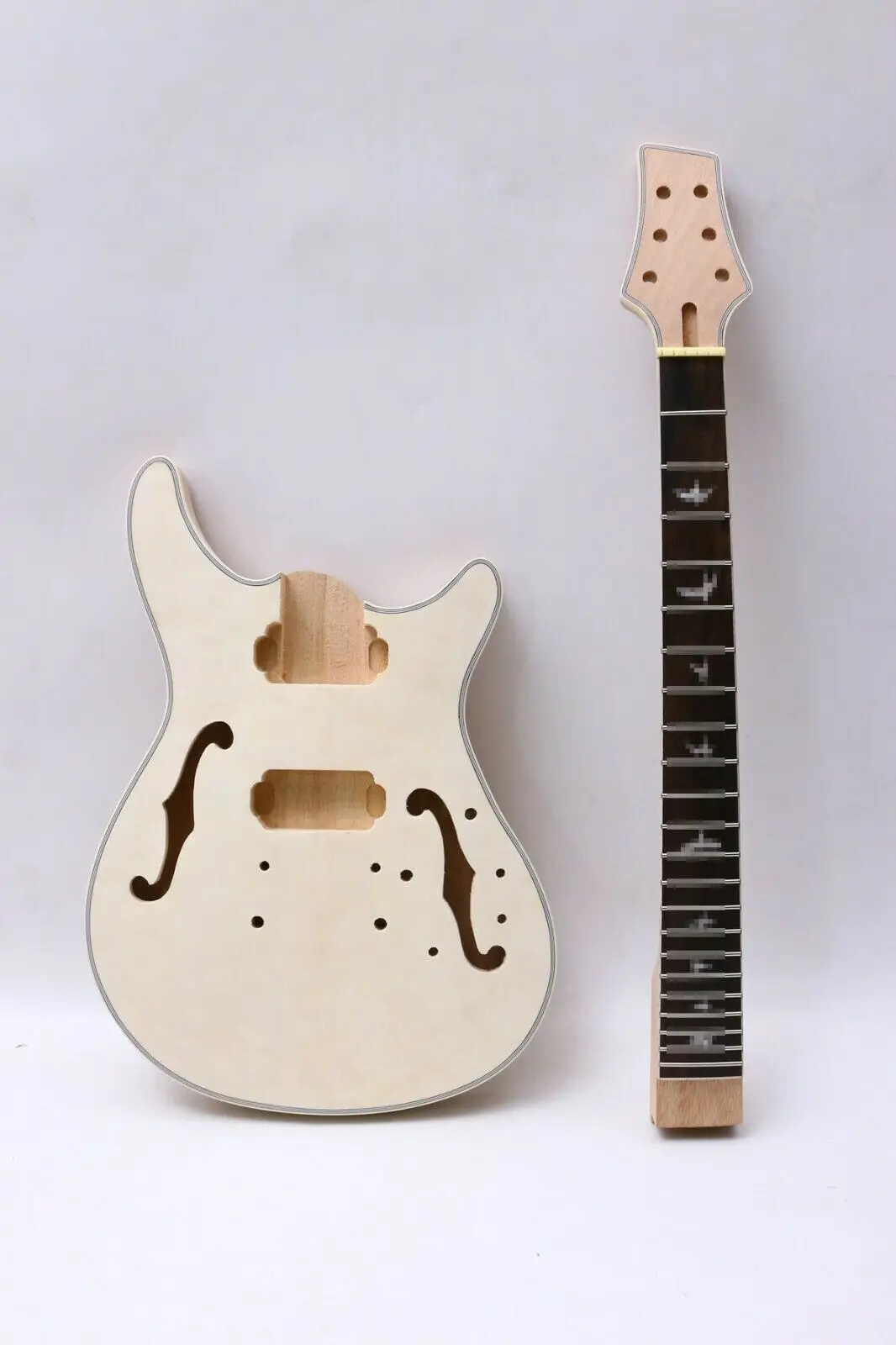 

Unfinished Mahogany 1X Guitar Body+1X Electric guitar Neck Diy guitar Parts