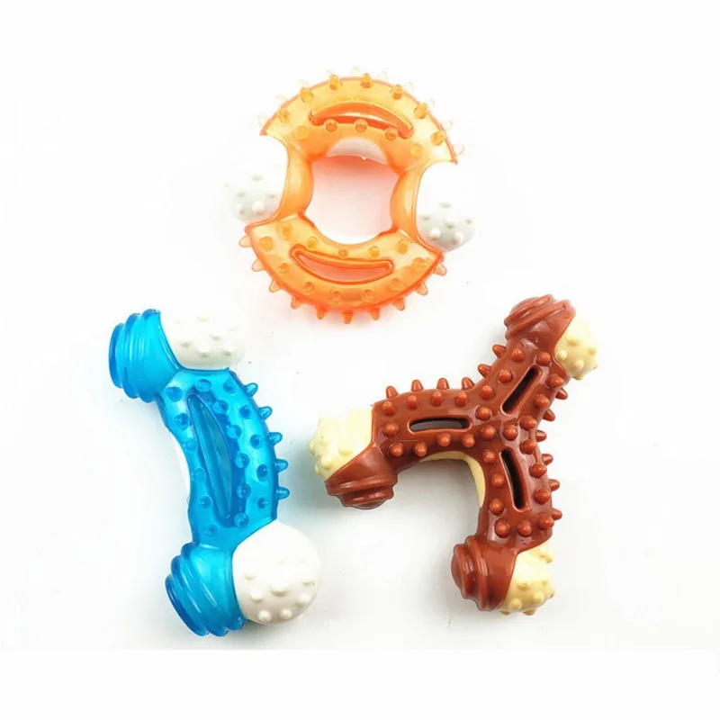 

Интерактивные игрушки для собак жевать продукта игрушки TPR четыре ароматы Зубы Молярная зоотовары разные цвета