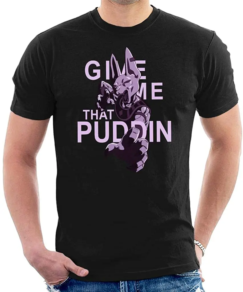 

Give Me That Puddin Men's T-Shirt New Arrivals Harajuku Tee Summer 2020 Pure Cotton Breathable Short Sleeve Tshirt