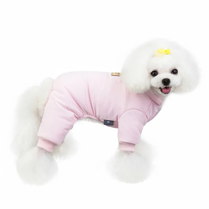 Супертеплый комбинезон для собаки маленьких собак зимняя одежда йоркширских Shih