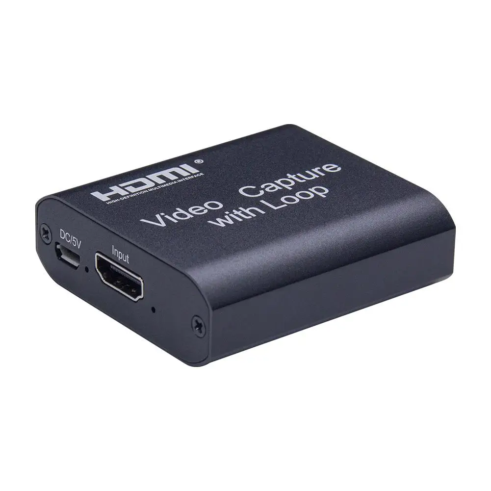 4K видеозаписывающая карта HDMI к USB 3 0 Placa De Video Recorder Box для прямой трансляции видео