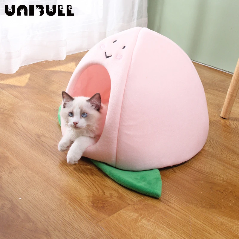 

Лежанка для кошек мягкая плюшевая, подстилка для маленьких собак и кошек, тёплая Лежанка для сна