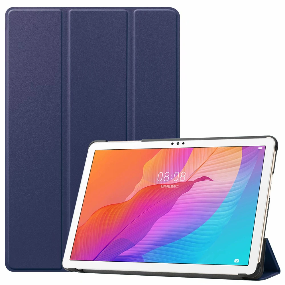

Чехол для Huawei Matepad T10 чехол AGS3-L09 / AGS3-W09 Matepad T10S 10,1 ''Планшет ультра тонкий кожаный чехол с подставкой и магнитной застежкой Funda