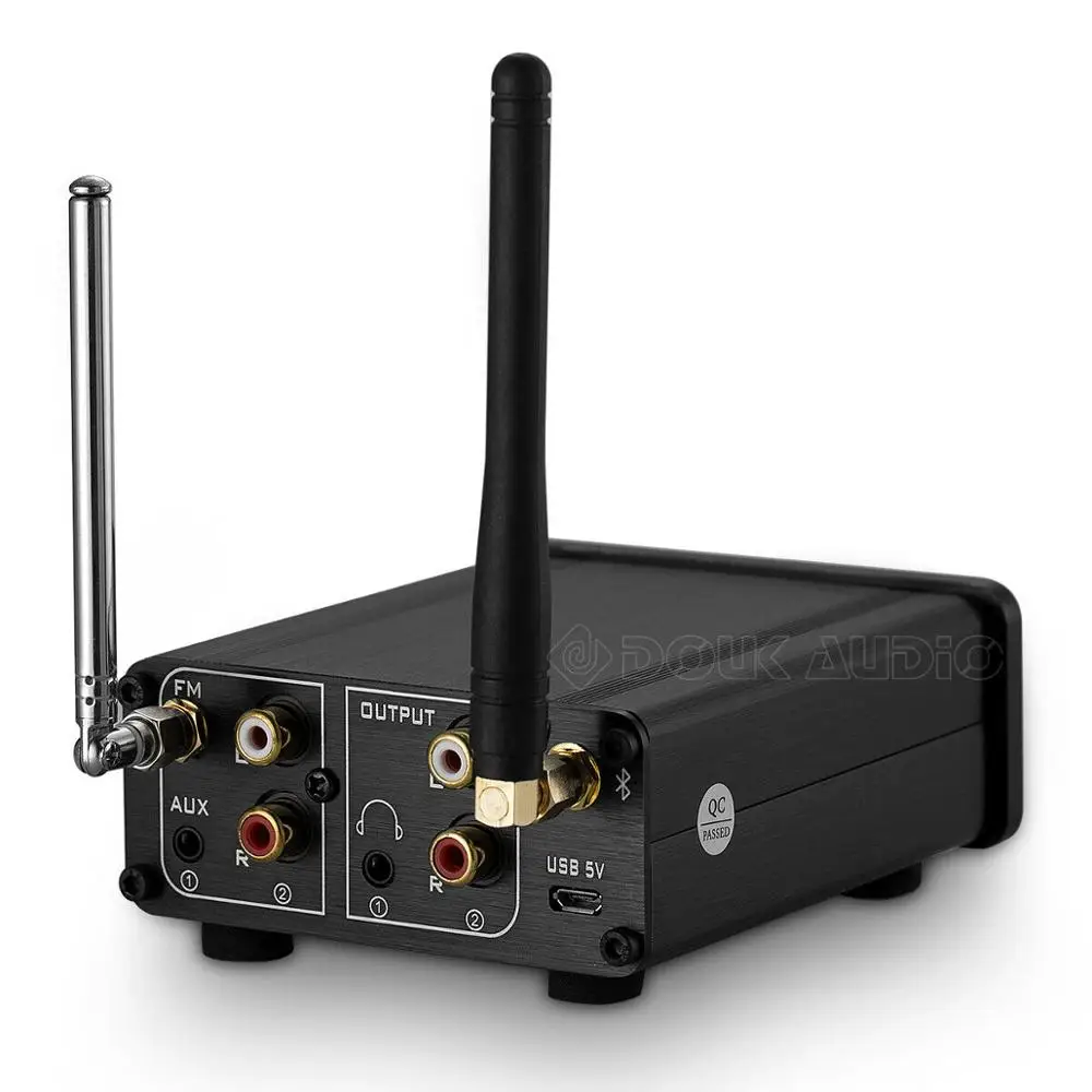 Nobsound HiFi Bluetooth 5,0 приемник DAC стерео аудио предусилитель USB музыкальный плеер fm-радио усилитель для наушников поддерживает u-диск SD