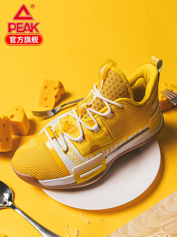 

Peak generation 1 cheese color matching actual combat new professional low top basketball shoes in autumn and winter 2021