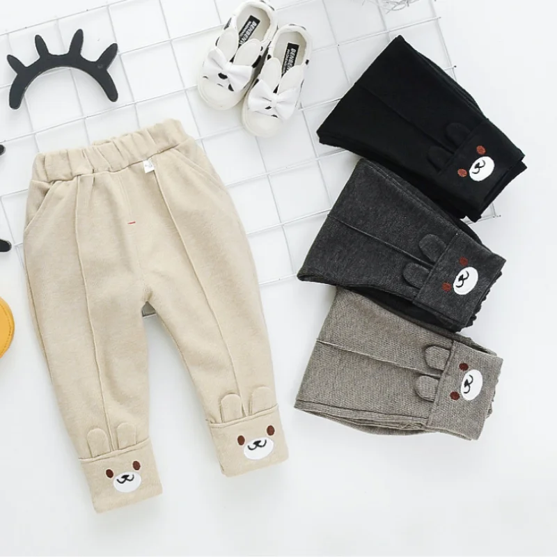 Весенние штаны для малышей Повседневные хлопковые спортивные Одежда мальчиков и