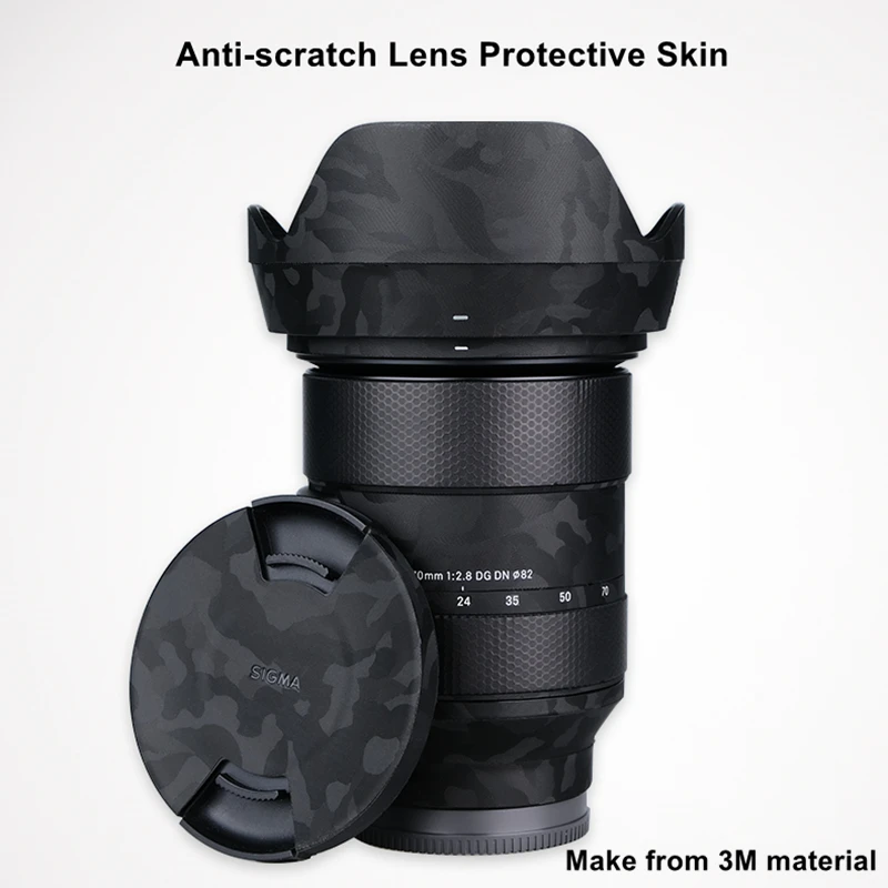 Фото Защитная пленка для объектива Sigma 24-70 F2.8 для Sigma 24-70 мм F2.8 DG DN Art E / L Mount Protector Coat 2470 Wrap Cover Sticker Film №1