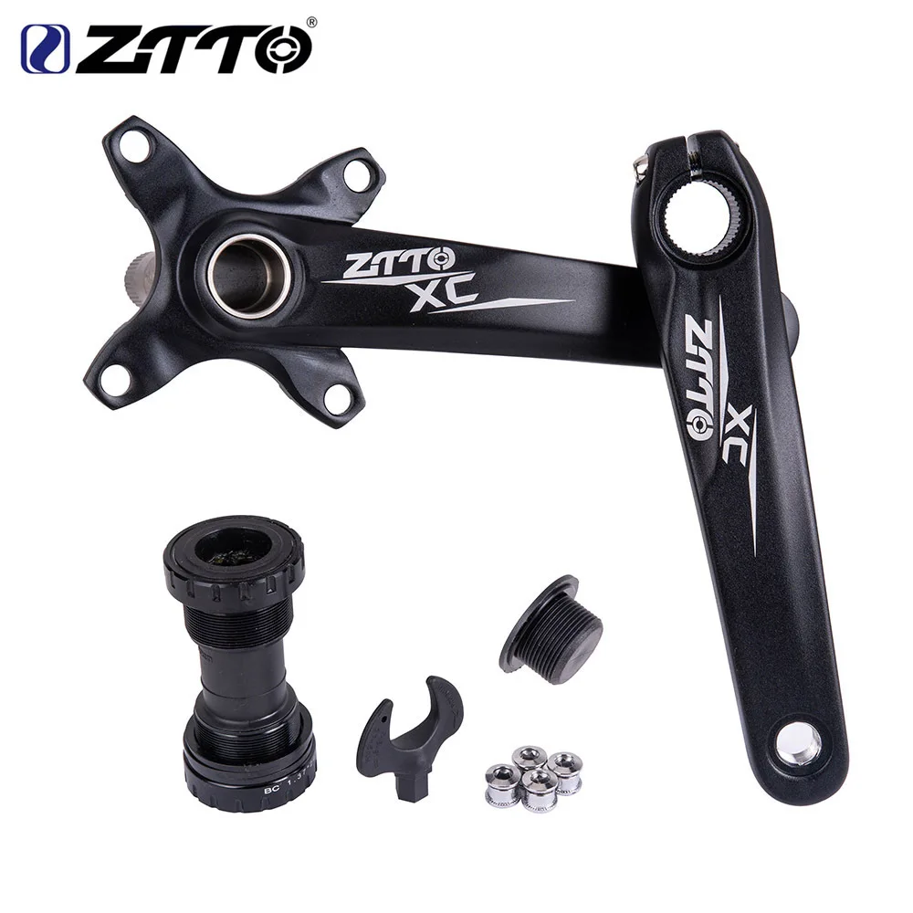 

ZTTO /chasing Mountain Bike Hollow Integrated Crank Modified Single Disc Left and Right Crank Crankshaft Cycling Accessories