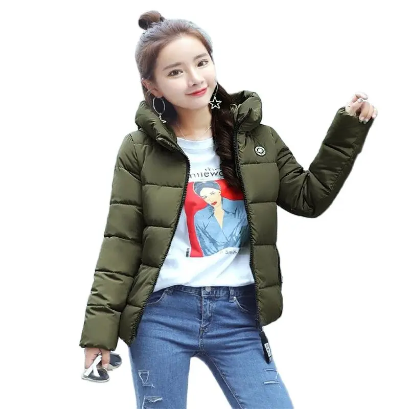 

Female Thick Doudoune Abajo Overcoat Lady Warm Abajo Outerwear Woman Autumn Plus Size Hooded Down Jackets Oversize Down Parkas