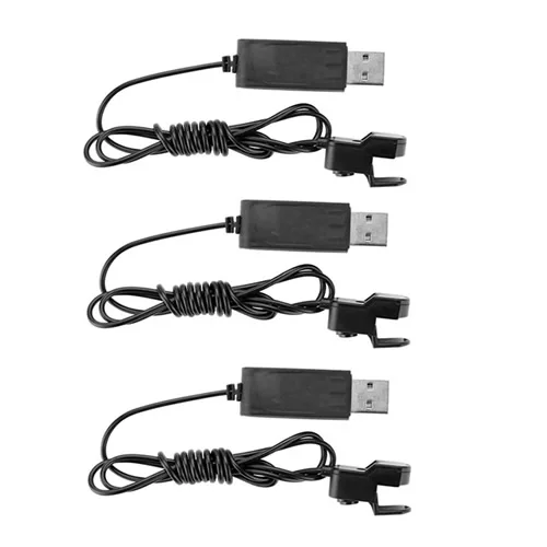 3pcs SYMA X23 X23W usb кабель для зарядки провод штекер зарядная линия Мини Набор высота RC Квадрокоптер зарядное устройство запасные части - Цвет: 3pcs