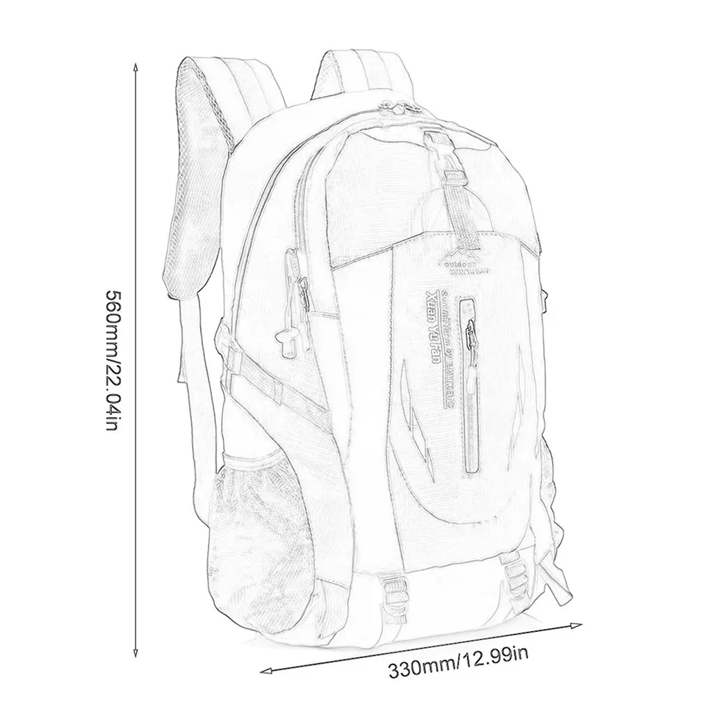 

Outdoor Backpack Large Capacity Mountaineering Bag Travel Backpack Hiking Travel Package