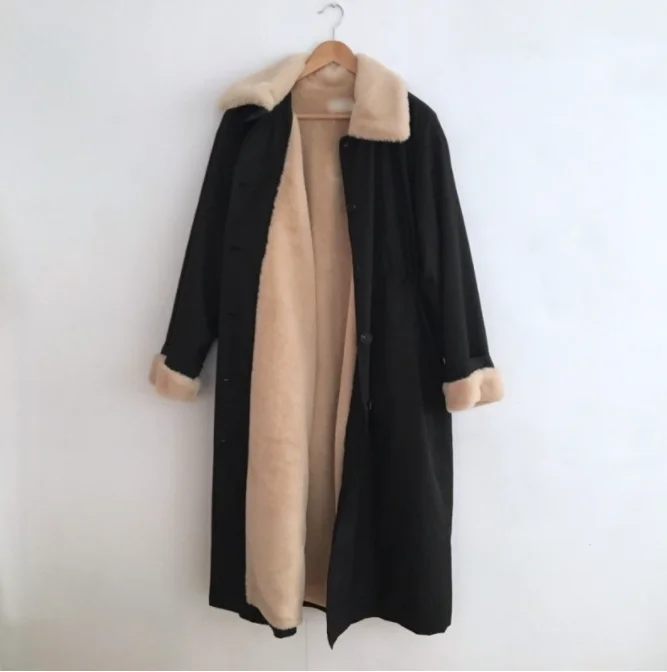 

New Winter Coat Women Oversize Fashion Cashmere Wool Outerwear Female Long Thickening Warm Woolen Overcoat Womens Trench Coats