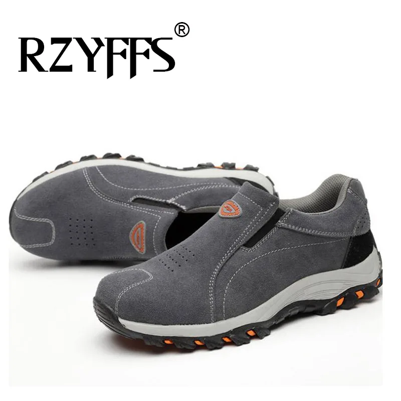 Мужская обувь для пеших прогулок уличные ботинки без шнуровки кемпинга