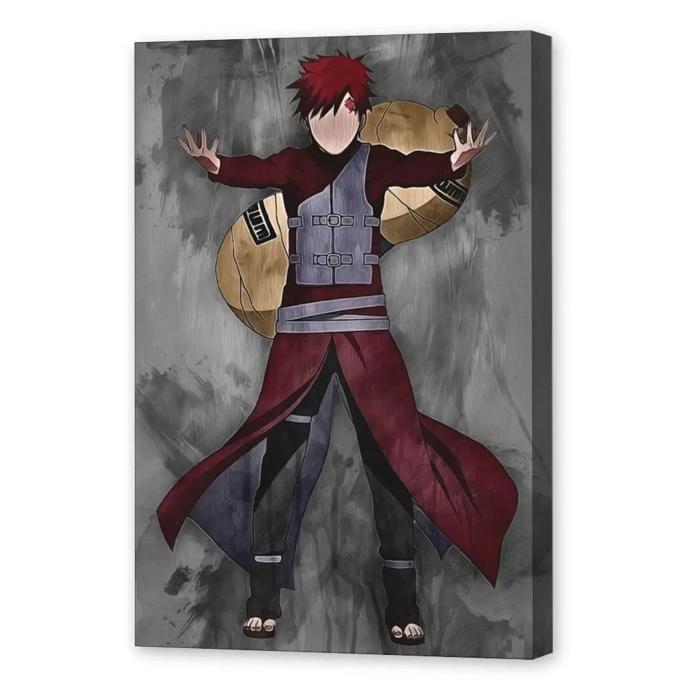

Narute Gaara Shippuden Ninja AnimeCanvas Painting Wall Art Posters and Prints Wall Pictures for Living Room Decoration Home Dec