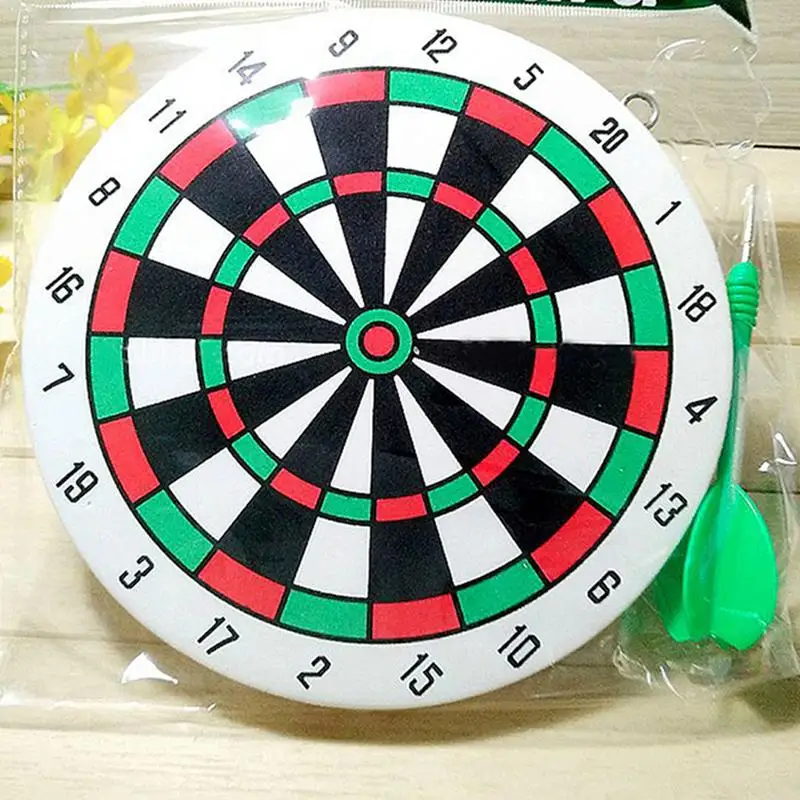 

Safety Dart Board Darts Famliy Game Set Perfect For Man Room Cave Decoration Kids Game N2F9
