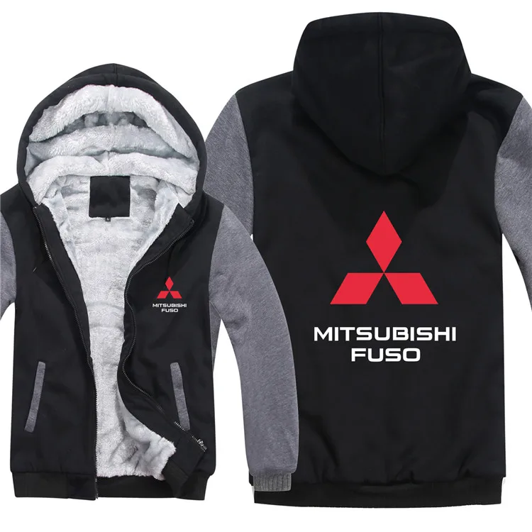Грузовик Mitsubishi Fuso толстовки куртка зимний мужской пуловер Мужское Пальто Повседневное шерстяное лайнер флис Mitsubishi Fuso толстовки - Цвет: as picture