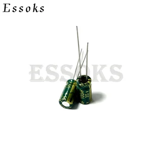 20pcs Electrolytic Capacitor 35V100UF 35V 100UF 6X7 6X12 mm High Frequency Low ESR Aluminum Capacitors