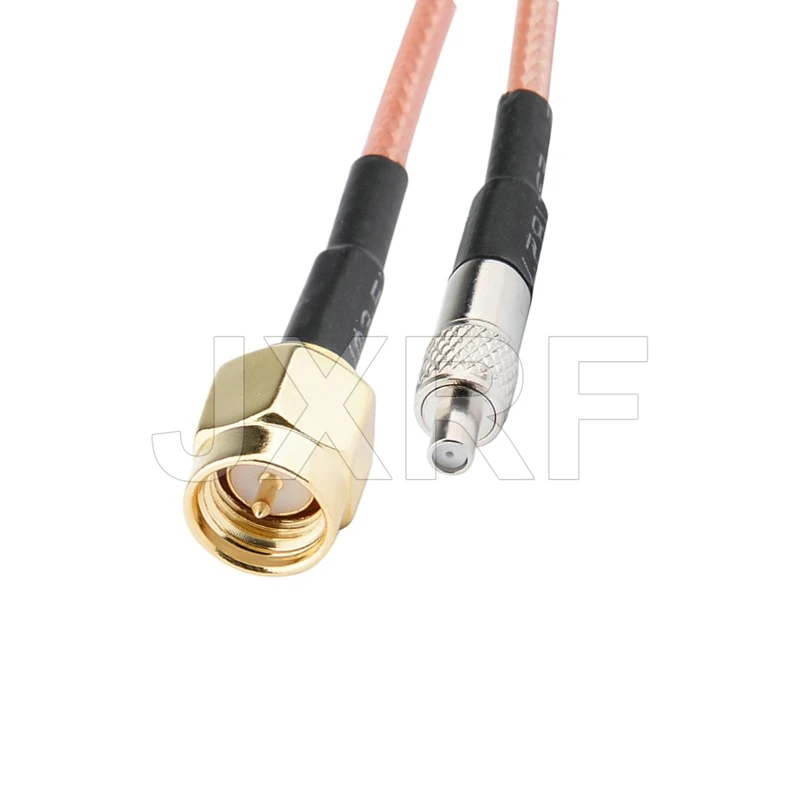 JXRF Connector F female SMA to TS9 CRC9 SMA Extension Coax Jumper Pigtail Cable 15CM RG316 for 3G 4G Modem Router images - 6