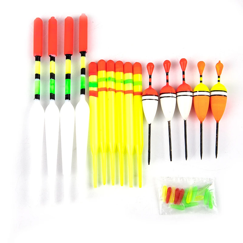 

15 Pieces Of Fishing Buoy Plastic Fishing Buoy Portable Fluctuations Floating Fishing Accessories New