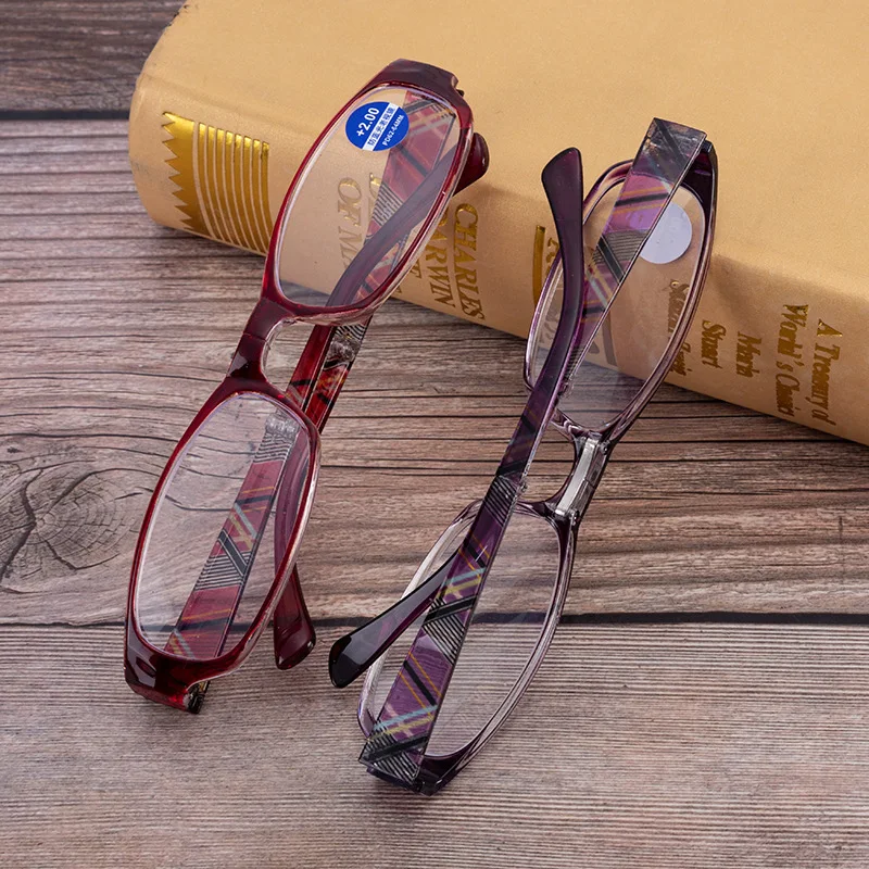 

2021 New Ultra-Light Printing Anti-Blue Light Folding Reading Glasses Man Women Fashion Reading Glasses+1+1.5+2+2.5+3+3.5+4