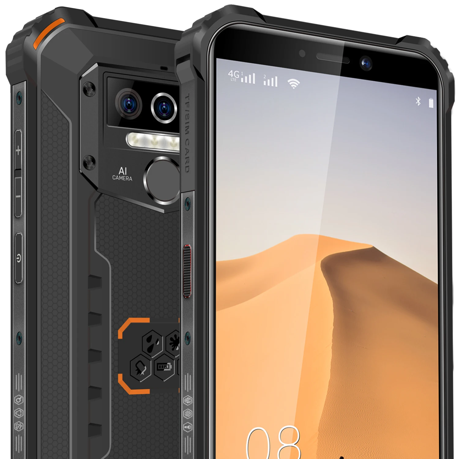 OUKITEL WP5 5 &quotIP68 Водонепроницаемый прочный мобильный телефон MT6761 4 ядра смартфон Гб