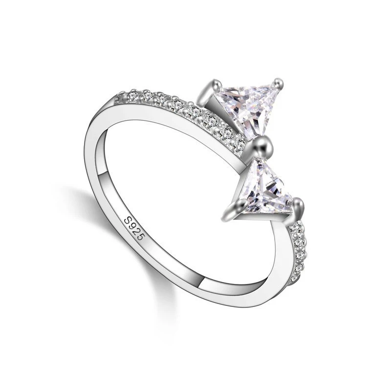 Женское серебряное кольцо естественный классический стиль геометрический узор