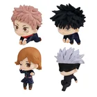 4 шт.лот Аниме Фигурка юютсу кайсена Q версия ПВХ экшн-фигурка Megumi noучитыра Satoru фигурка