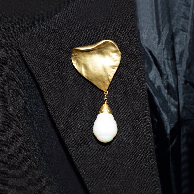 Женская Брошь в виде капли воды с кристаллами | Украшения и аксессуары