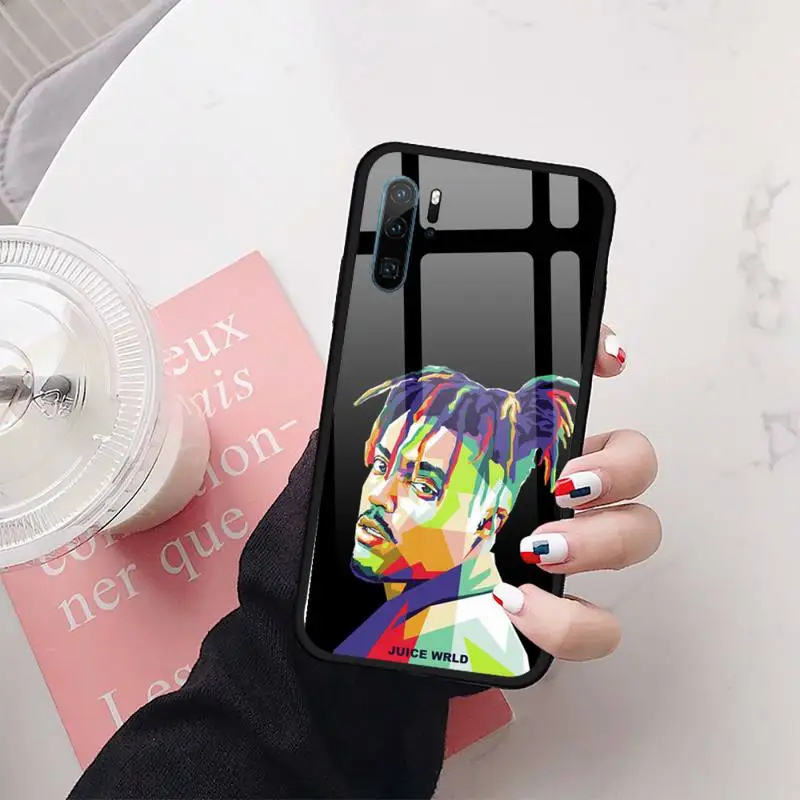 

juicewrld Phone Case Tempered glass for Huawei Honor 7A 8X 9 10 V10 Mate 10 20 pro lite