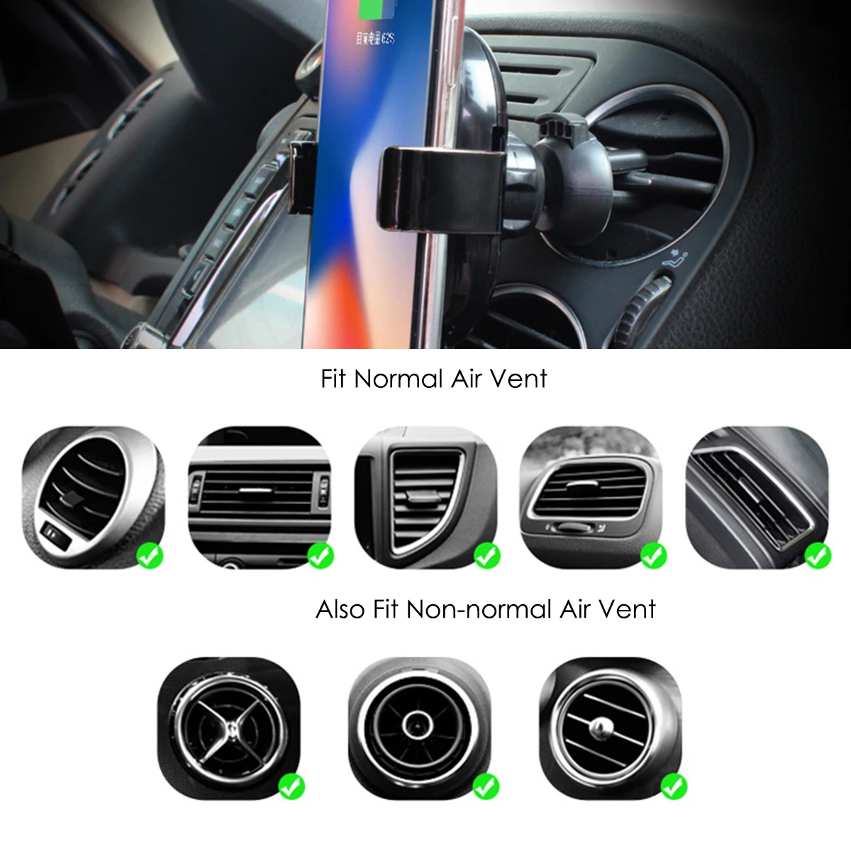 SOONHUA многофункциональное QI автомобильное гравитационное Беспроводное зарядное