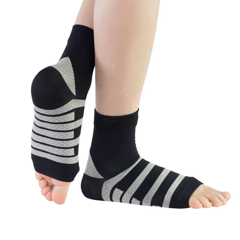 

Zebra Stripe 1 Pair Sport Ankle Brace Protector Breathable Anti-sweat Compression Feet Support Wrap Sleeve Protection Dance