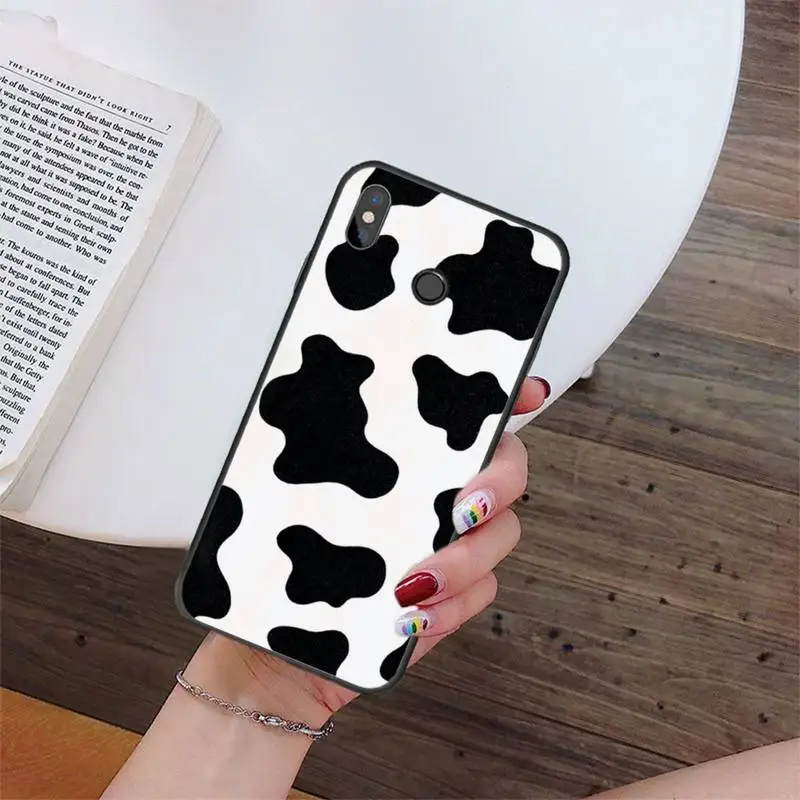 Чехол для телефона с коровьим принтом Xiaomi Redmi 4X 5Plus 6A 7 7A 8 8A Note 4 5 9 8T 8Pro 9Pro - купить по