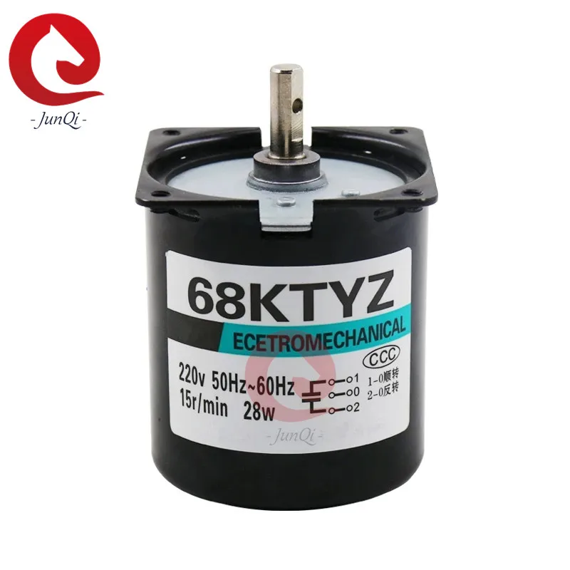 68KTYZ мини постоянный магнитный синхронизирующий двигатель 220 в 28 Вт 68-KTYZ редуктор