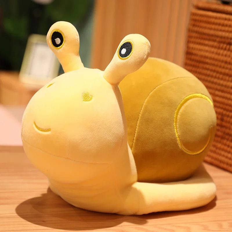 

20cm-60cm Kawaii Snails Plush Toy Soft Cartoon Animal Stuffed Doll 3D CuteTurbo Speed Snail Plush Toys For Kid Birthday Gift