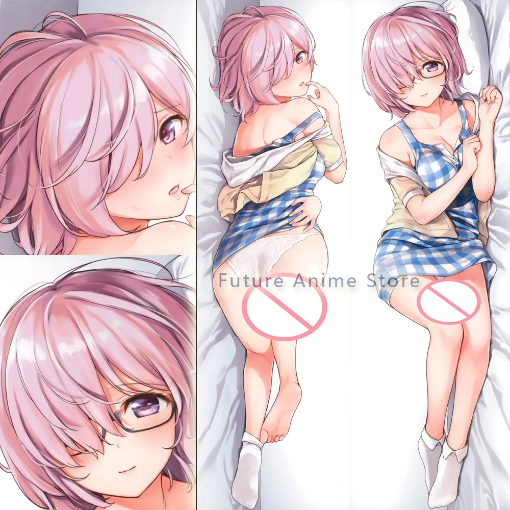 Двусторонний Чехол Dakimakura Mash Kyrielight Fate Grand Order FGO аниме с принтом в натуральную