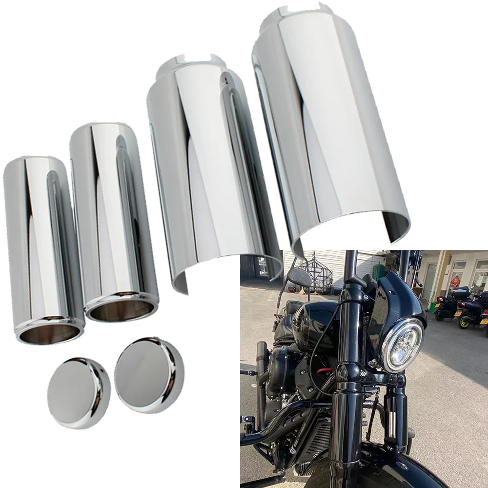 

Motorcycle Fork Cover Set FOR HARLEY-DAVIDSON SOFTAIL M8 STREET BOB FXBB FULL FORK COVER SET Kit 2018-2021