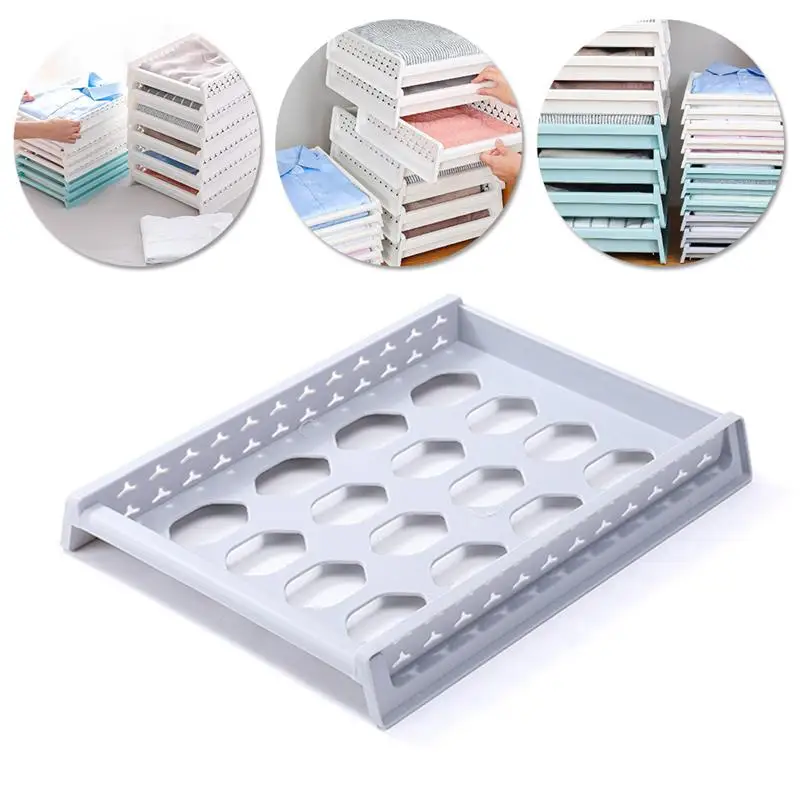 Съемный органайзер для одежды шкаф перегородка доска стеллаж ящик хранения