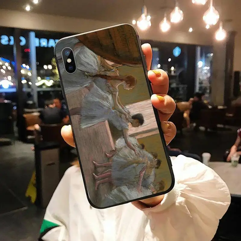 

The Ballet Class Edgar Degas Printed Phone Case for iPhone 11 12 pro XS MAX 8 7 6 6S Plus X 5S SE 2020 XR